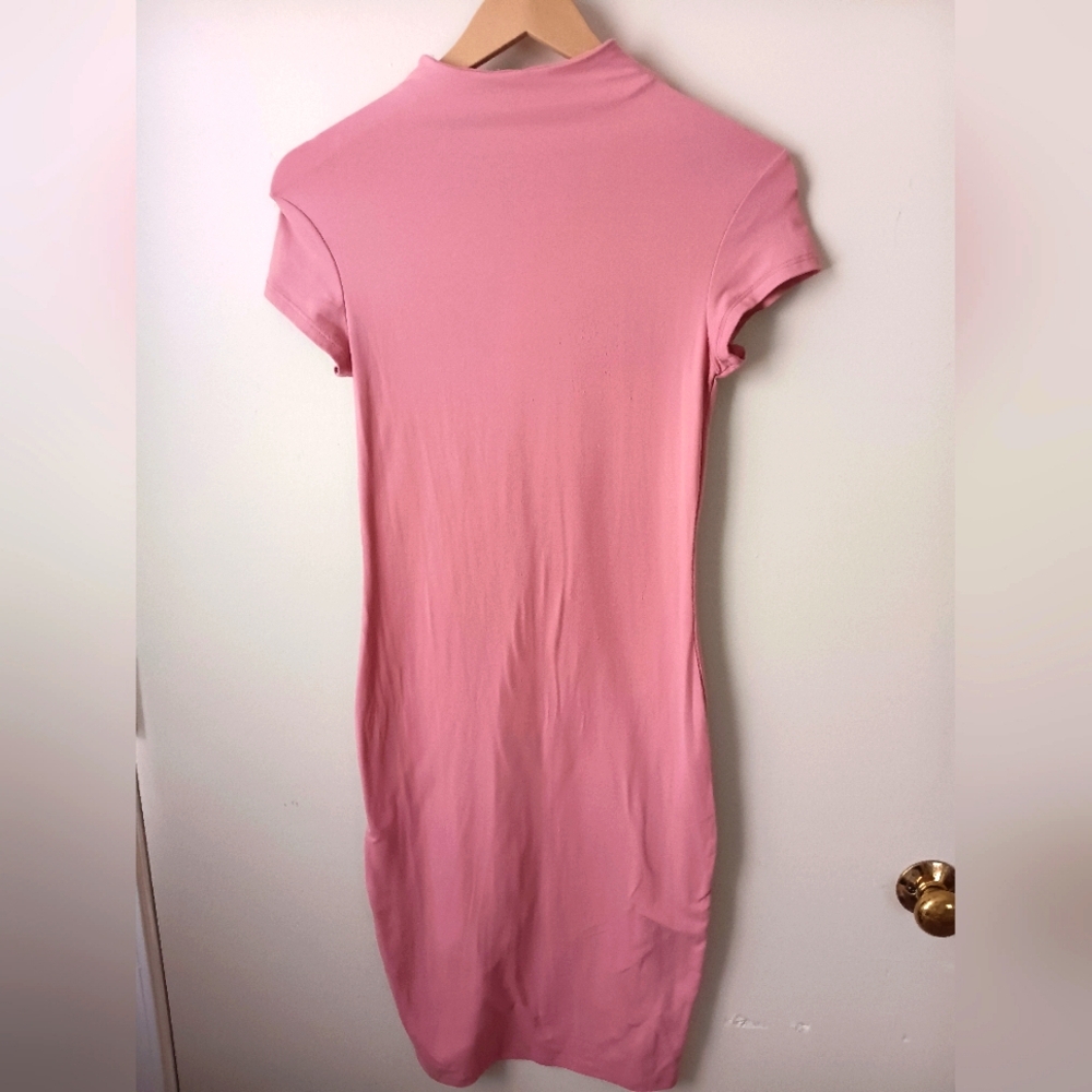 Pink and White Bodycon Dresses